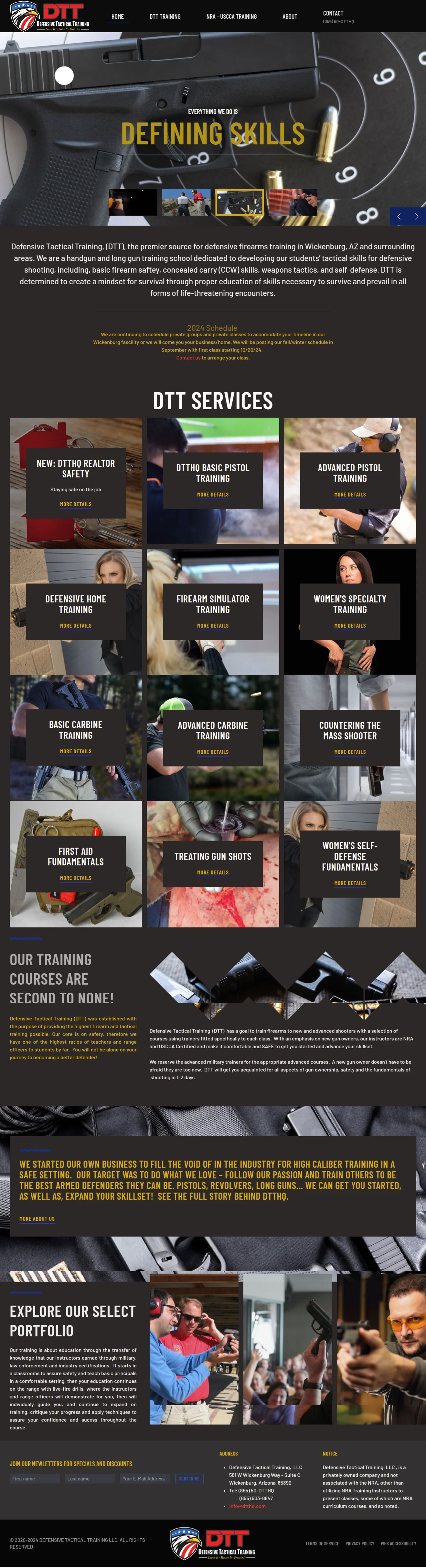 DTTHQ – Tactical Training & Education Website